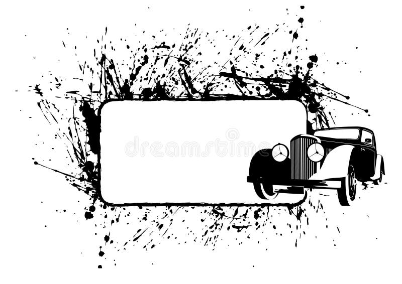Vintage Car Concept Stock Vector Illustration Of White 10925666