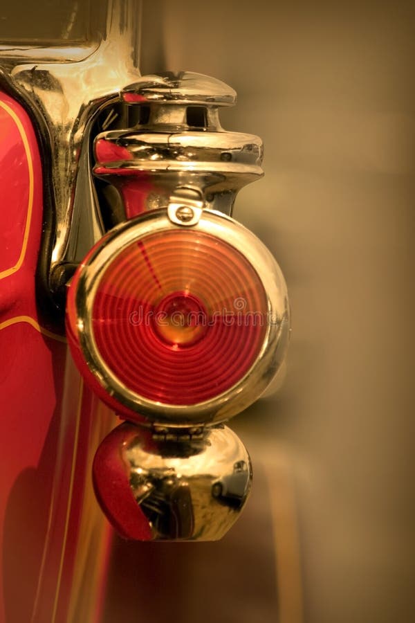 Vintage Car Lamp stock photo. Image of brass, vehicle 3674214