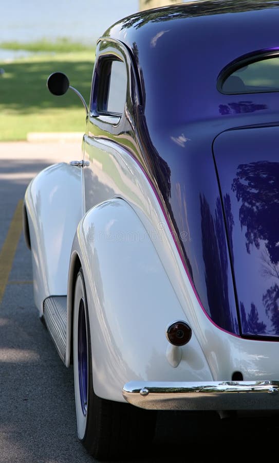 Vintage car - rear view