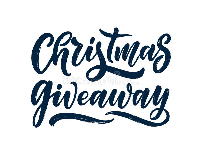 vintage-card-with-christmas-giveaway-lettering-calligraphy-text