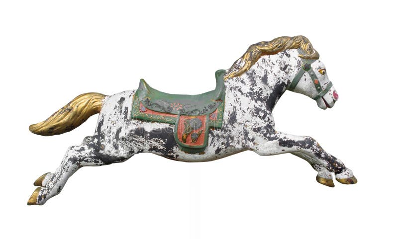 Vintage carousel horse isolated. royalty free illustration Vintage carousel horse isolated. royalty free illustration