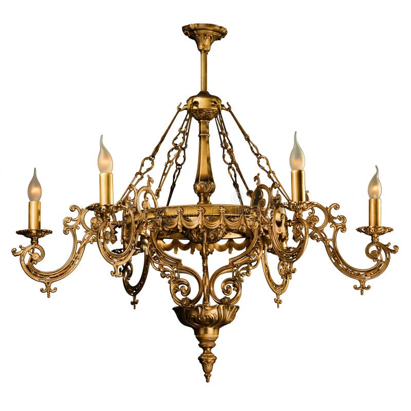 Vintage chandelier royalty free stock photo