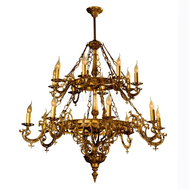 Vintage chandelier royalty free stock photography