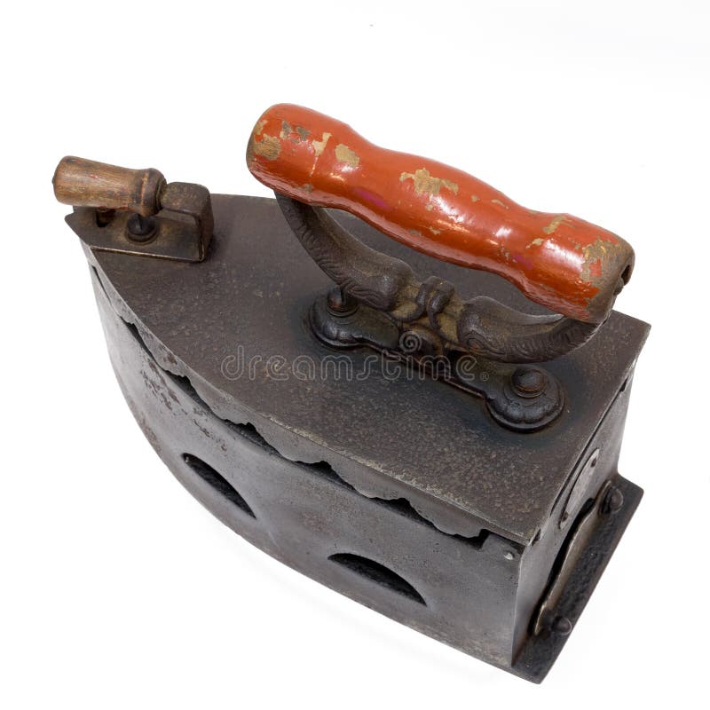 Vintage charcoal iron stock photo. Image of traditional 52818070