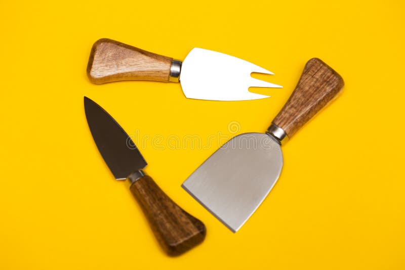 Cheese knife set stock image. Image of parmesan, knife 159931803