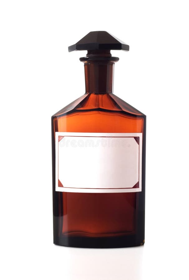 Vintage Chemical Bottle royalty free stock images