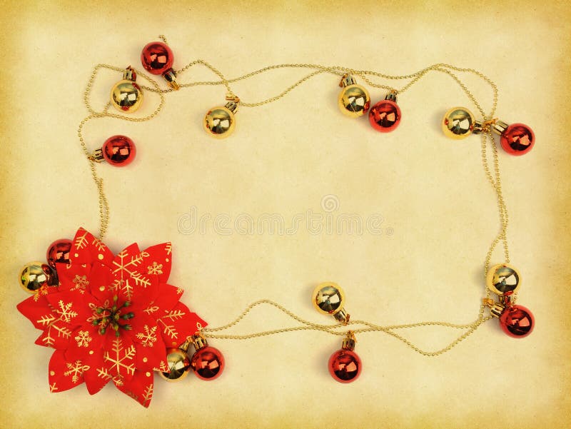 Vintage Christmas Background Stock Illustration Illustration of page