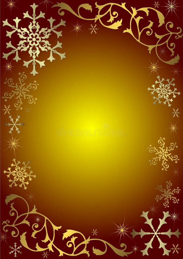 Vintage christmas background with snowflakes