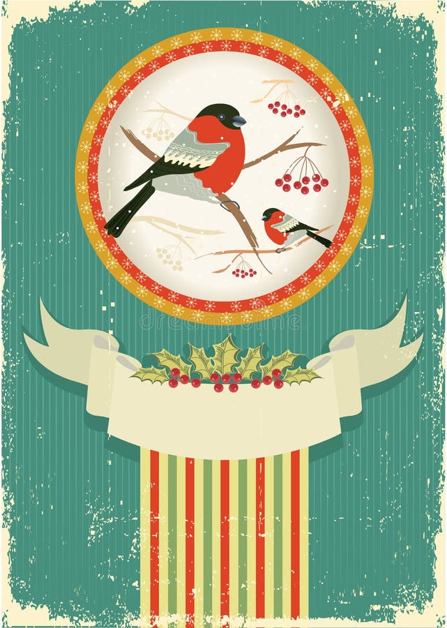 Vintage christmas card