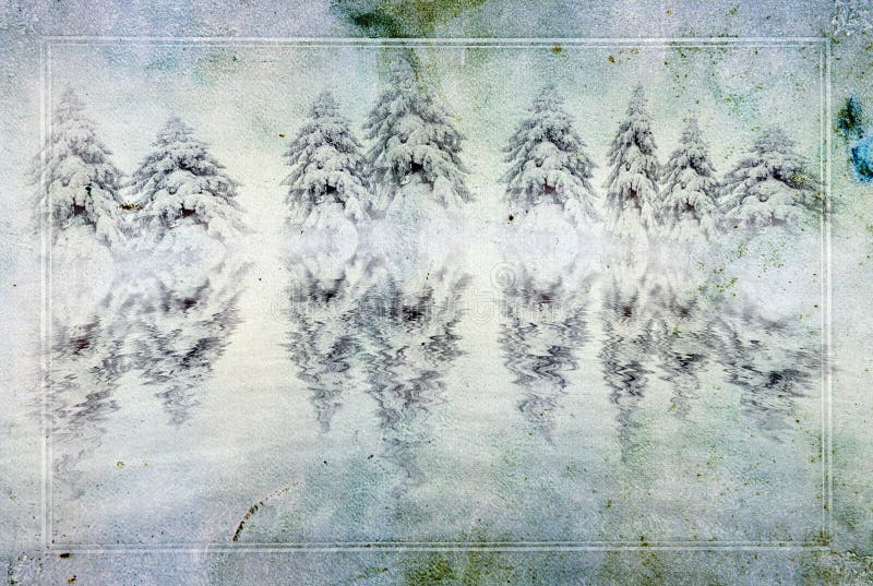 Vintage christmas greeting card