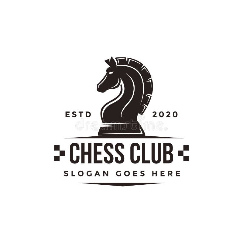 Vintage Clássico Emblem Clube De Xadrez Torneio De Xadrez Canhão ícone Do Vetor Do Logotipo Do Bispo Ilustração do Vetor - Ilustração de bispo, retro: 207215700