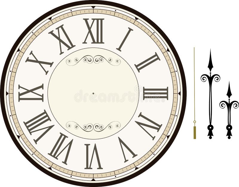 Clock Face Template Stock Illustrations – 4,410 Clock Face