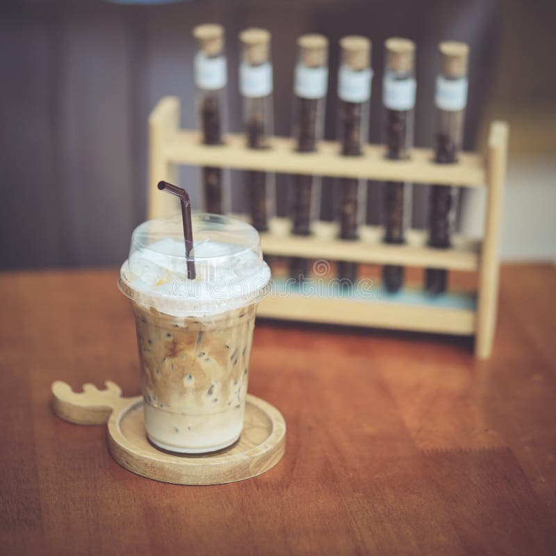 Iced Coffee Cup with Topping Mockup - Free Download Images High