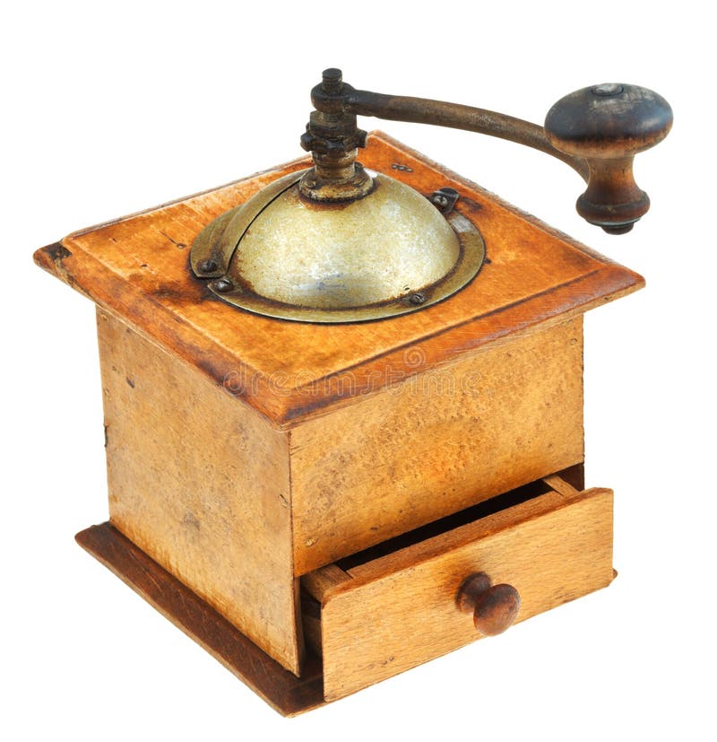 Vintage coffee mill stock photo. Image of cafe, manual 35948910