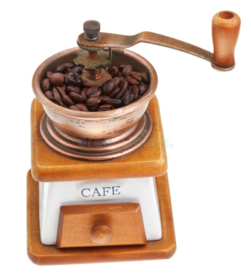 Vintage coffee mill stock image. Image of background 35948907