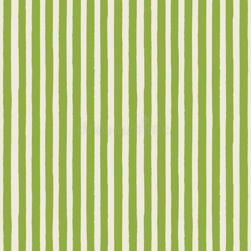 Arts  Crafts Style Striped Wallpaper  Springfield in Forest Green