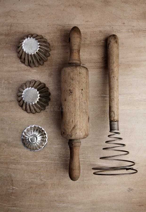 Vintage Cooking Utensils stock photo. Image of kitchen 27087762