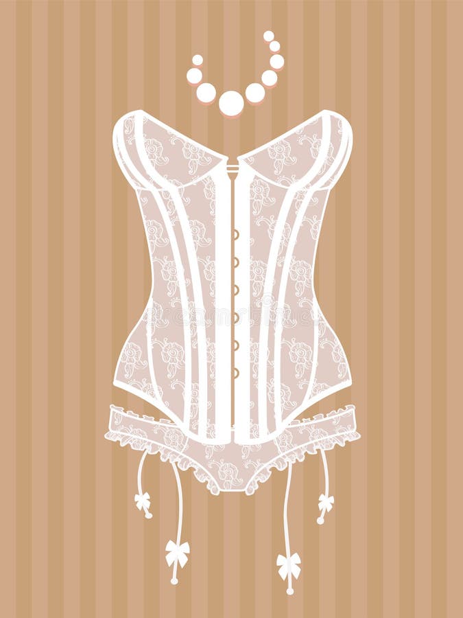 Vintage corset stock vector. Illustration of large, creative - 22511877
