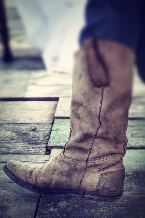 Vintage cowboy boots stock photo. Image of traditional - 37899916