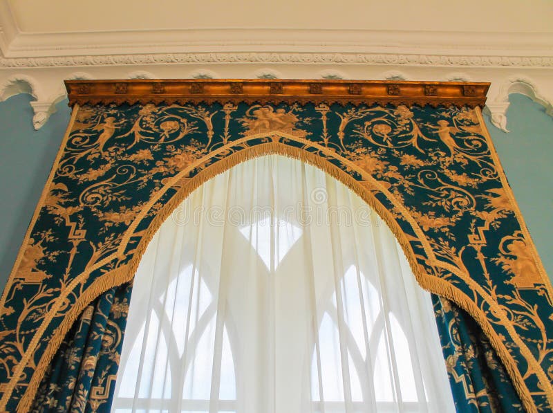 Vintage curtains stock image. Image of opera, ceremony 55452351