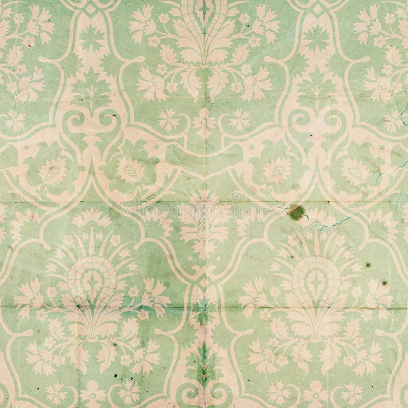 Vintage Damask Scrapbook background pattern stock images