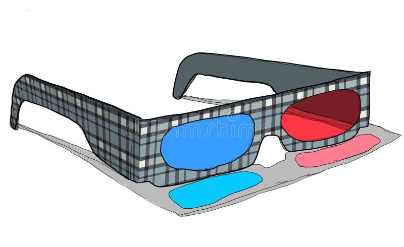 vintage de los vidrios 3d libre illustration vintage de los vidrios 3d libre illustration