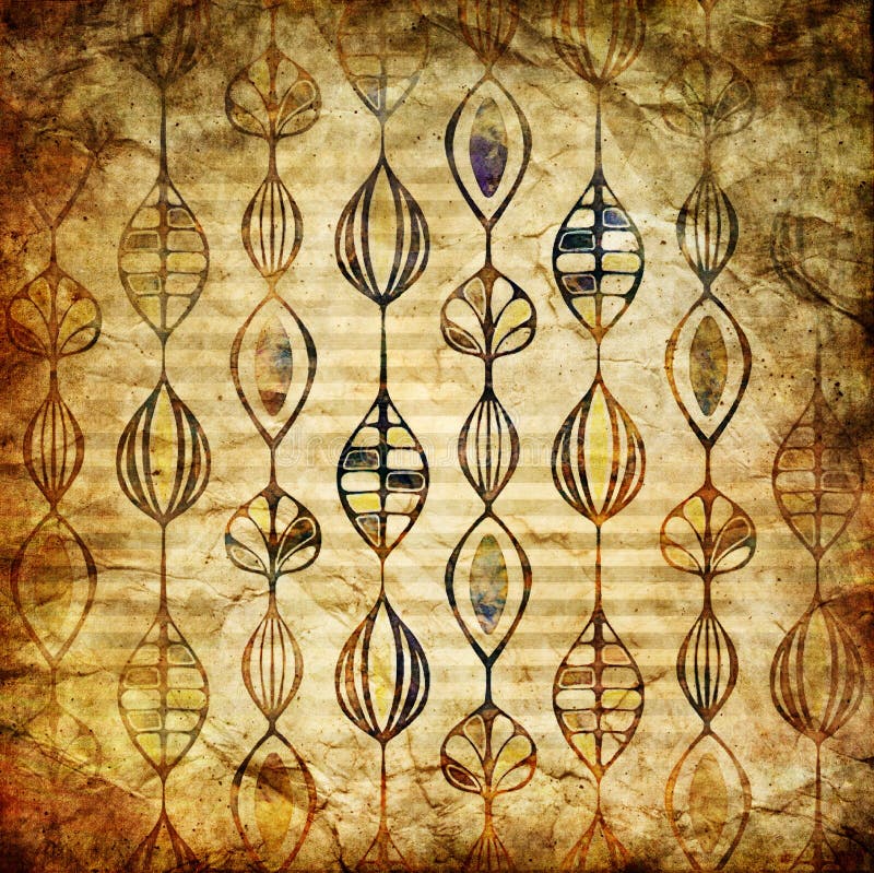 Vintage decorative paper stock illustration
