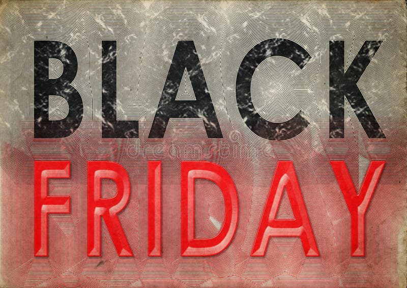 Vintage del grunge de Black Friday libre illustration Vintage del grunge de Black Friday libre illustration