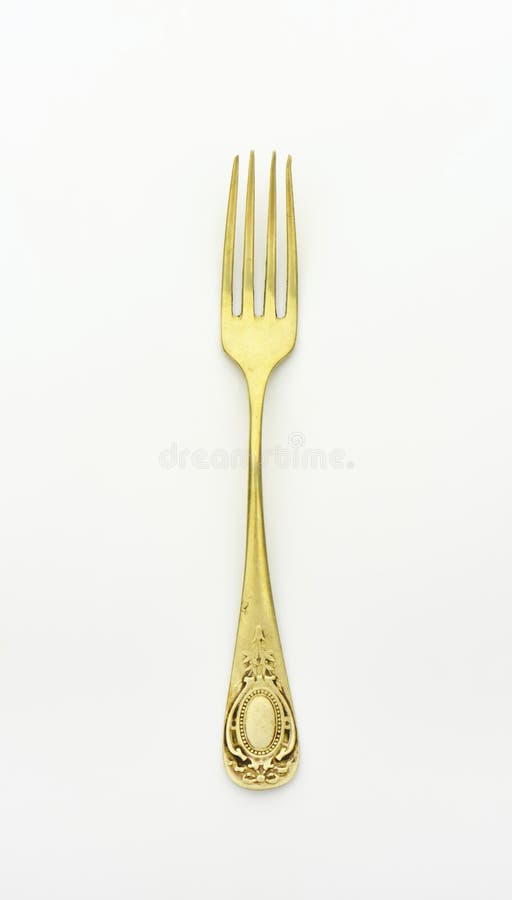 Vintage dinner fork stock image. Image of studio, etched 51554323
