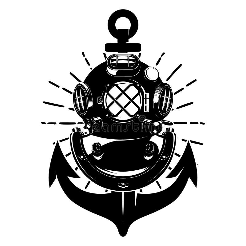 Dive Helmet Logo Stock Illustrations 502 Dive Helmet Logo Stock