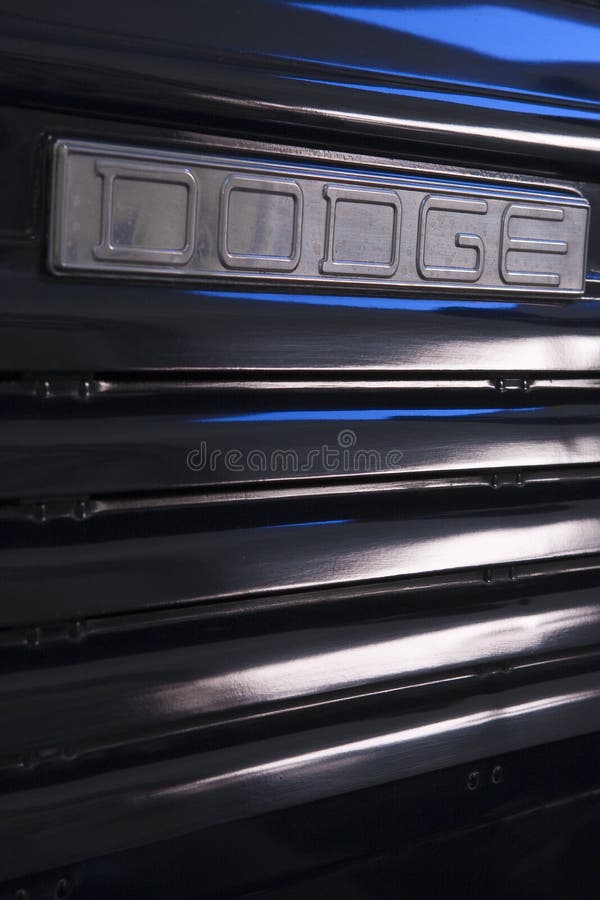 Vintage Dodge Nameplate editorial photography. Image of american 16740062