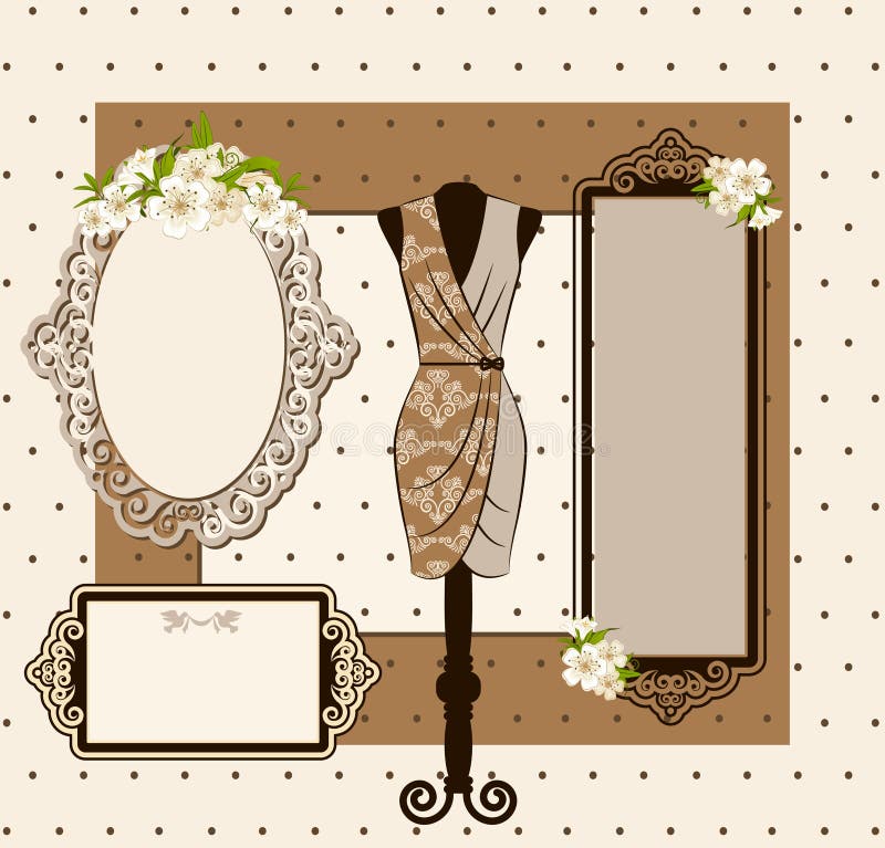 Vintage Dress Stock Illustrations – 98,207 Vintage Dress Stock ...