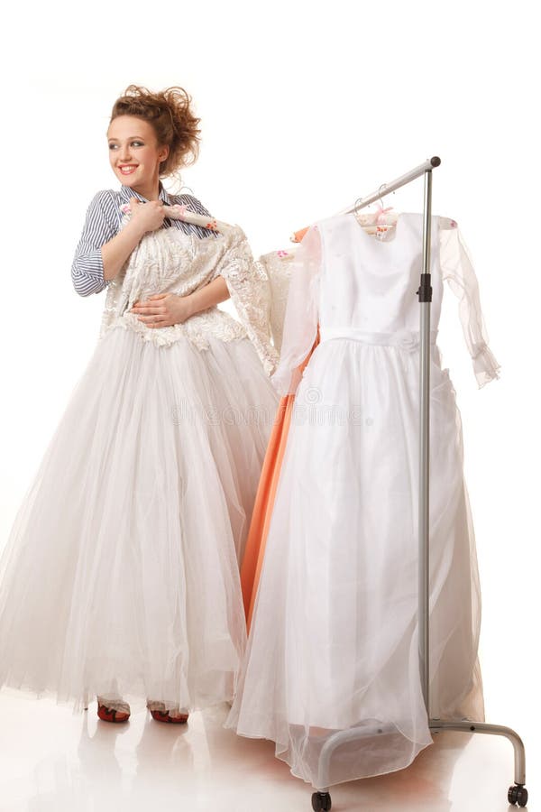 Vintage dress stock photo