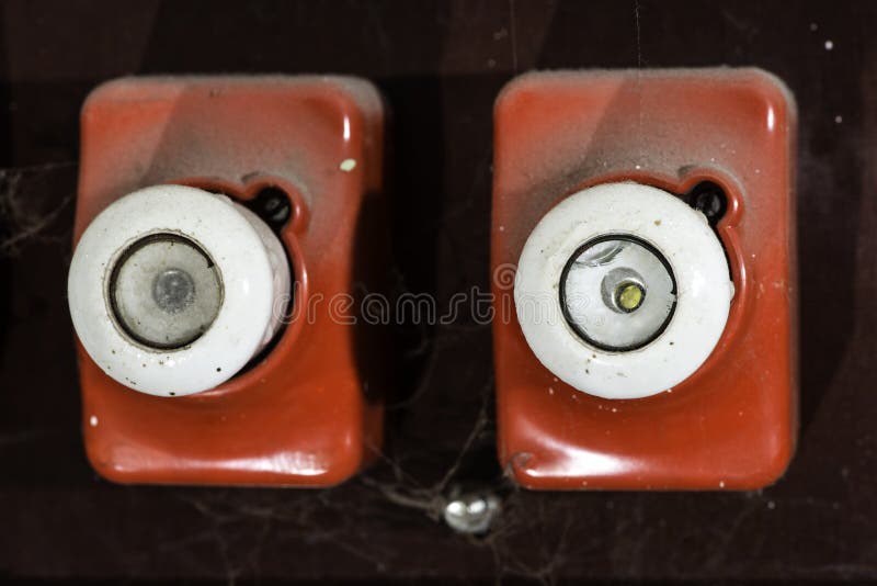 Vintage electrical fuse royalty free stock photos
