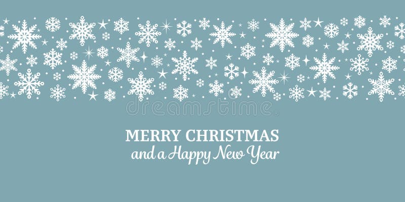 Vintage elegant snowflake Christmas greeting card concept vector illustration