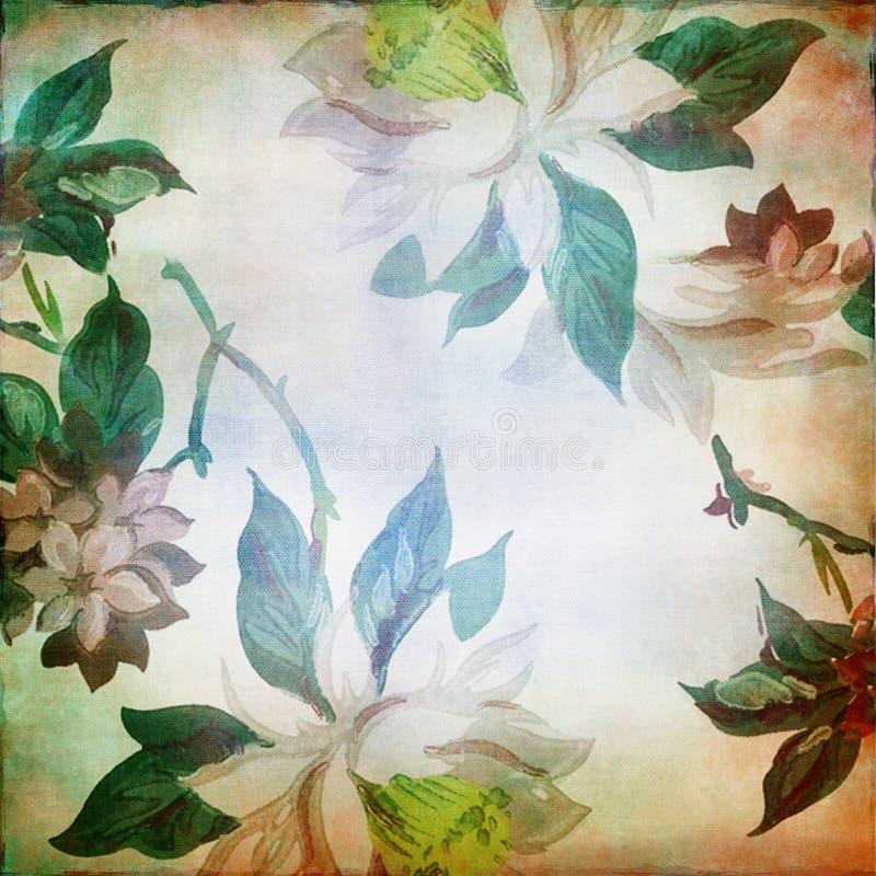 Vintage fabrics stock illustration