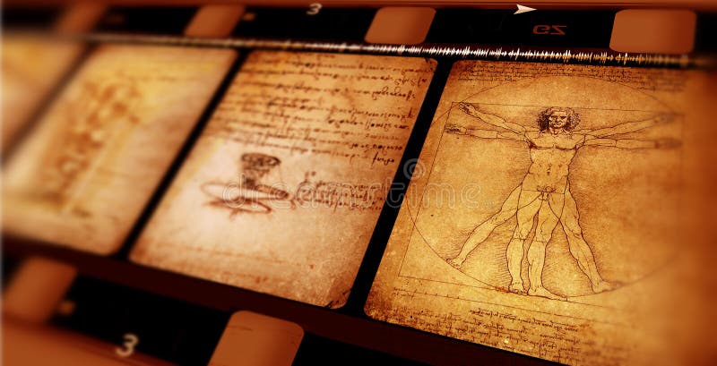 Vintage film stock image