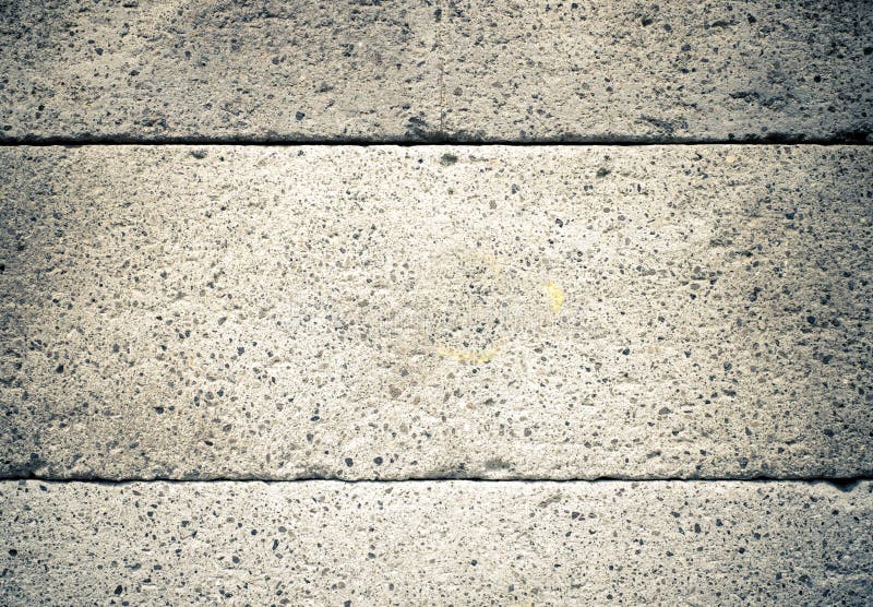 Vintage Filter : Stack Of Cement Block Wall Texture Background Stock