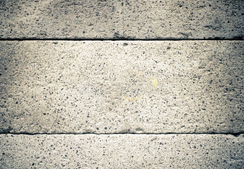 Vintage Filter : Stack Of Cement Block Wall Texture Background Stock