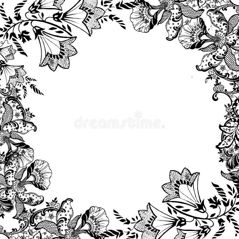 Vintage floral Scrapbook Background vector illustration