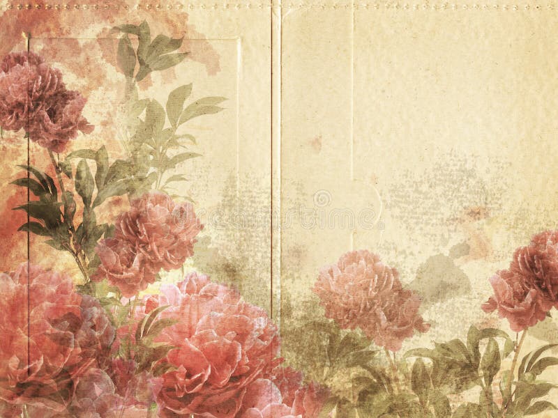 Vintage Flower Background Stock Image Image 25792611