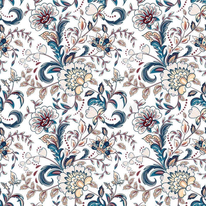 Vintage Blue Flowers Background Stock Illustrations 95,591 Vintage