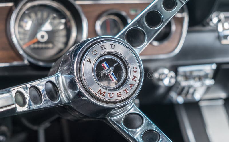 Classic Ford Mustang Interior Stock Photos Download 116