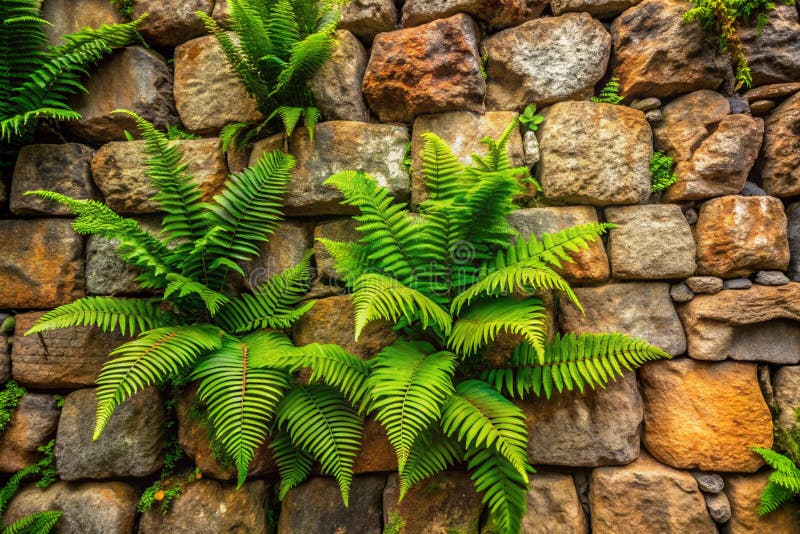 Vintage Fortress Rock Wall με απολιθωμένα απομεινάρια για δημιουργική διαφήμιση και πορτρέτα απεικόνιση αποθεμάτων