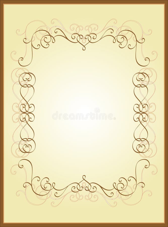 Vintage frame royalty free illustration