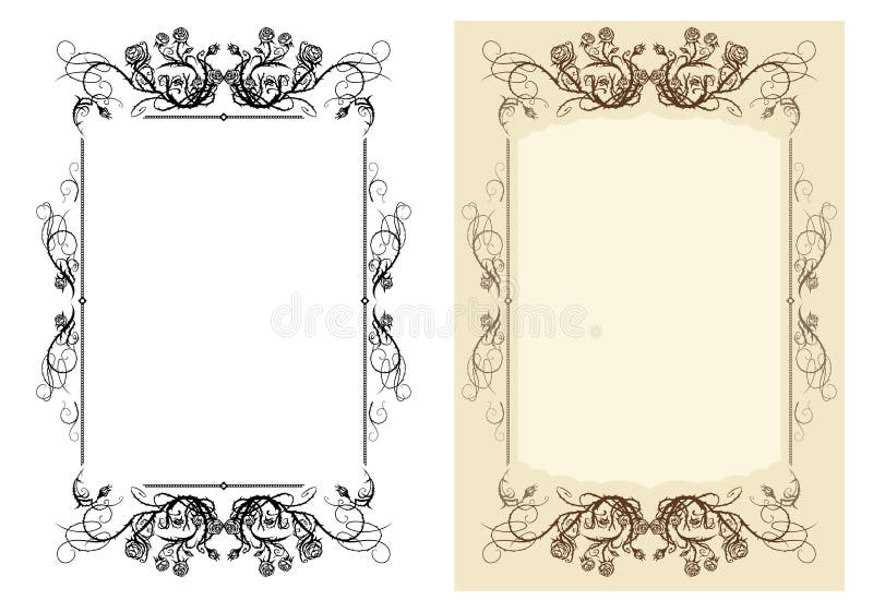 Vintage frame royalty free illustration