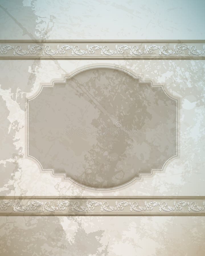 Vintage frame background design