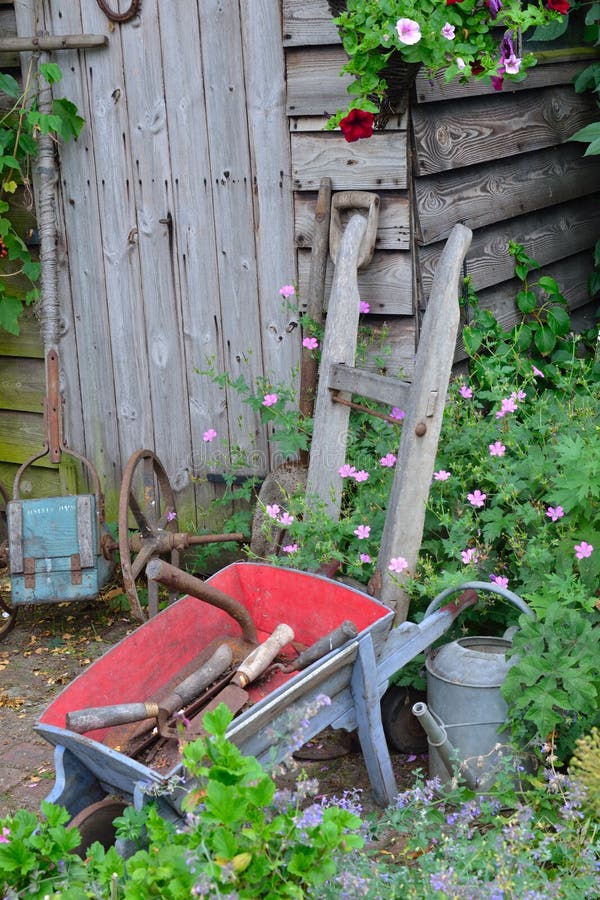 Vintage gardening tools