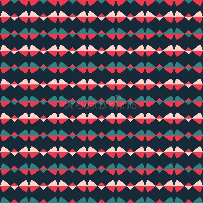 Vintage geometric seamless pattern vector illustration