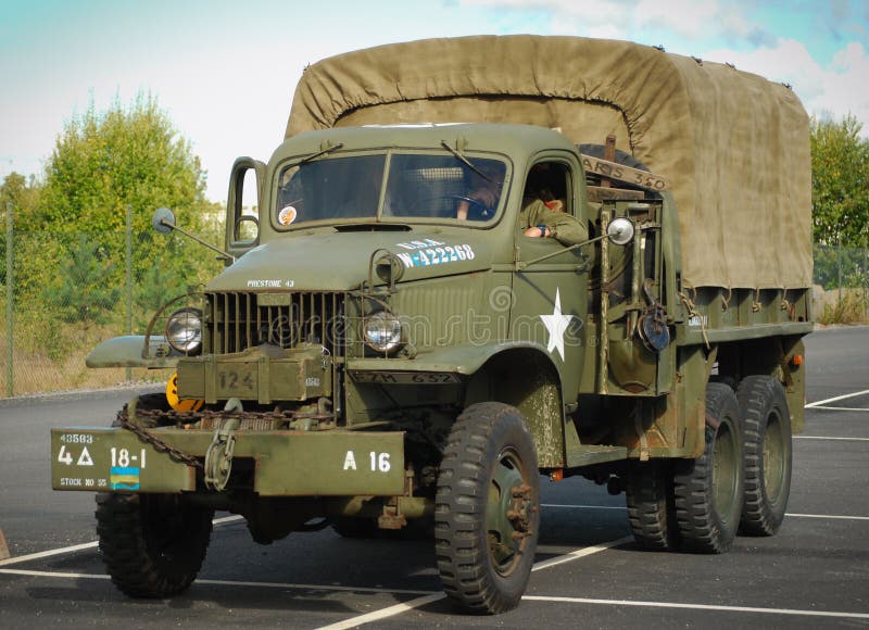 Old Military Truck Dodge WC 52 Editorial Stock Photo Image of